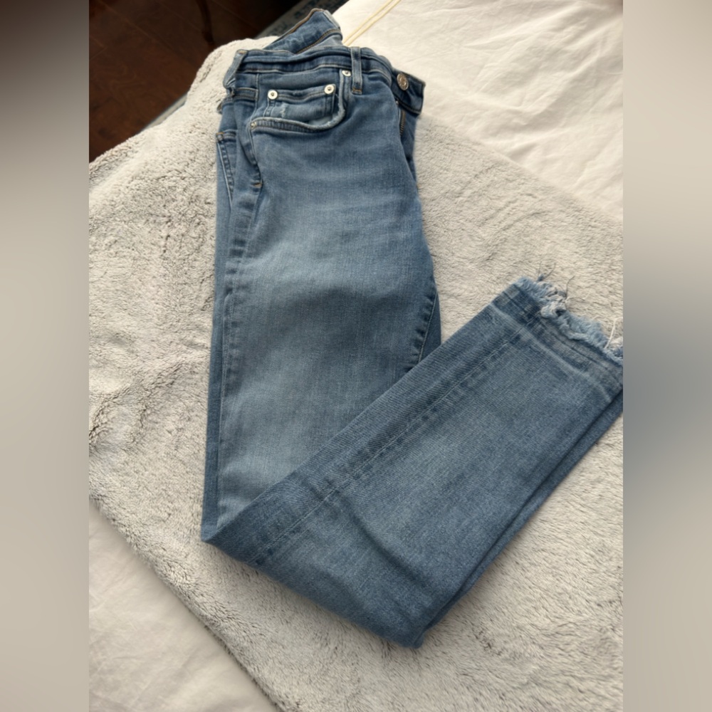 Agolde Light Blue Ankle Jeans